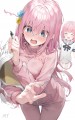 作詞ノートを隠そうとするぼっち