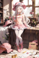 汚部屋で薄着