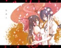 巫女と天狗。