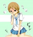 震えながら息を切らせるゆっこ