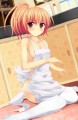 裸エプロンサイドテール/あじゃー