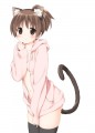 裸パーカー猫耳しっぽニーソ憂/ぺこ