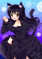 冬コミ新作クリアファイル◆黒猫◆/キリカ＊サンクリS24a
