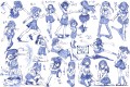 女の子制服ポーズ練習その３