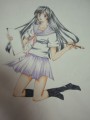 お絵かき少女