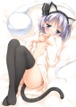 裸パーカー猫耳しっぽニーソ妖夢