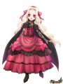 色あせた赤いドレス