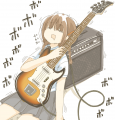 ベースアンプでマッサージしてる女子高生
