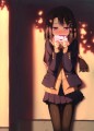 夕暮れ、体育館裏にて。