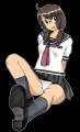 地べた座り