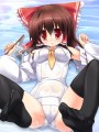 白スクニーソ霊夢