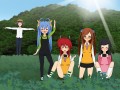 のんのんびより_第３話を着せ替えゲームで再現。