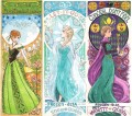 ミュシャ風 アナと雪の女王