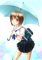 雨の日の登校
