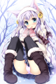 雪狐っ娘タペストリー