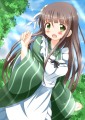 新緑の中で