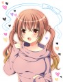 ニットの女の子