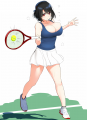 テニスする高雄ちゃん