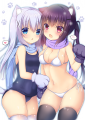 マフラー水着リゼチノ♥