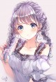 三つ編みはかわいい。