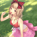 【GIFアニメ】野に咲く野いちごちゃん/マナカッコワライ