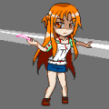 【ドット絵】抜刀妻アスナ
				/黒羊