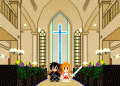 happy wedding　(GIF)
				/ばいかくき
