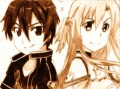 SAO　アスナとキリトを描いてみた/クロス18