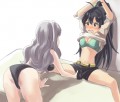 いなりを一緒に作る我那覇くん