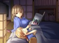 添い寝！