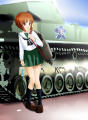 西住隊長が艦隊司令部に遊びに来た！